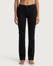 MAPP Patti Straight Twill Jeans DENIM/TWILL 80 BLACK