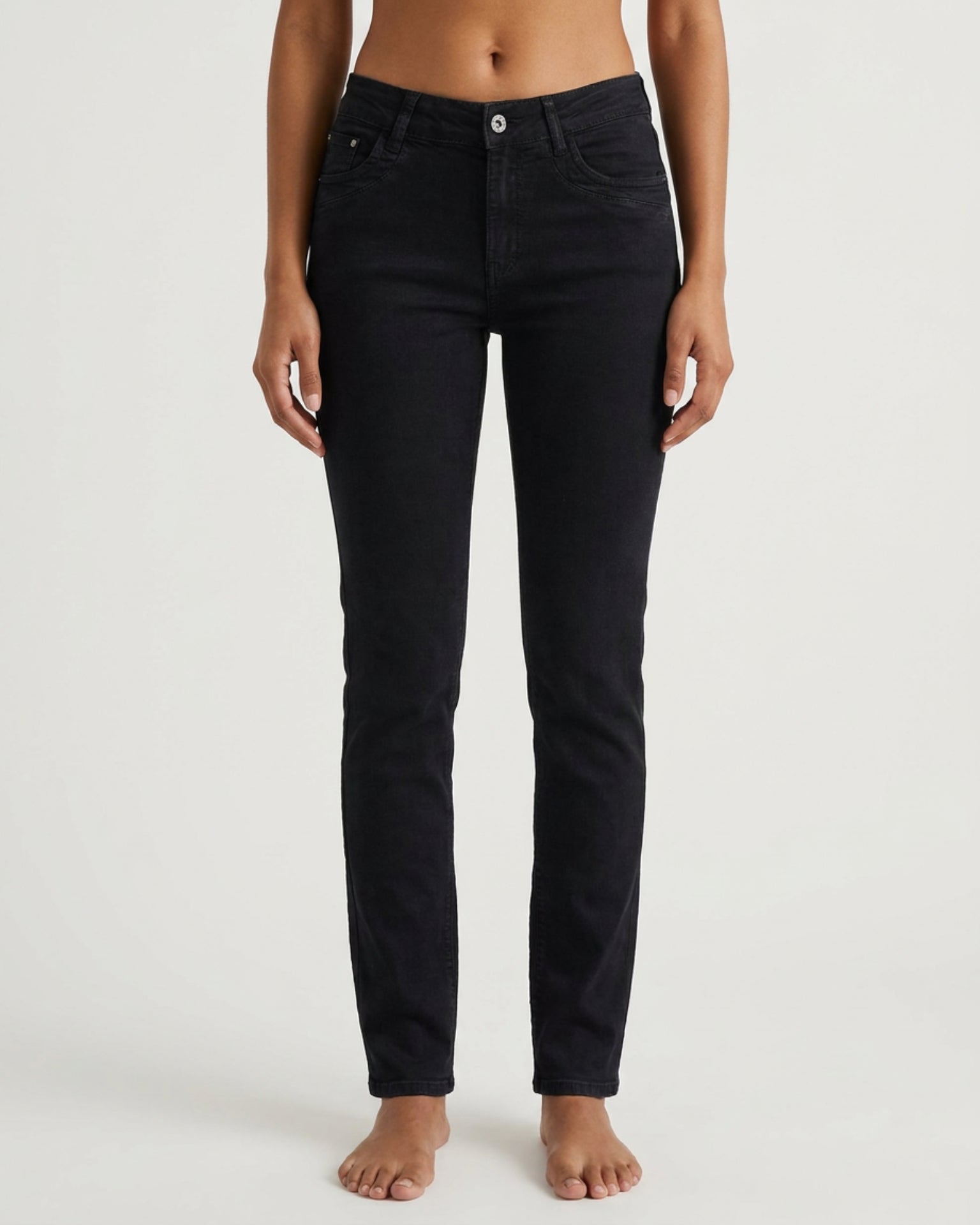 MAPP Patti Straight Twill Jeans DENIM/TWILL 104 NAVY