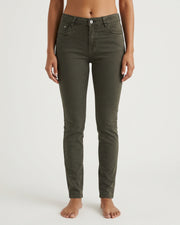 MAPP Patti Straight Twill Jeans DENIM/TWILL 546 BOTTLE GREEN