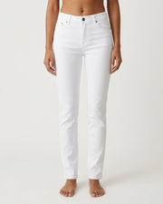 MAPP Patti Straight Twill Jeans DENIM/TWILL 10 WHITE
