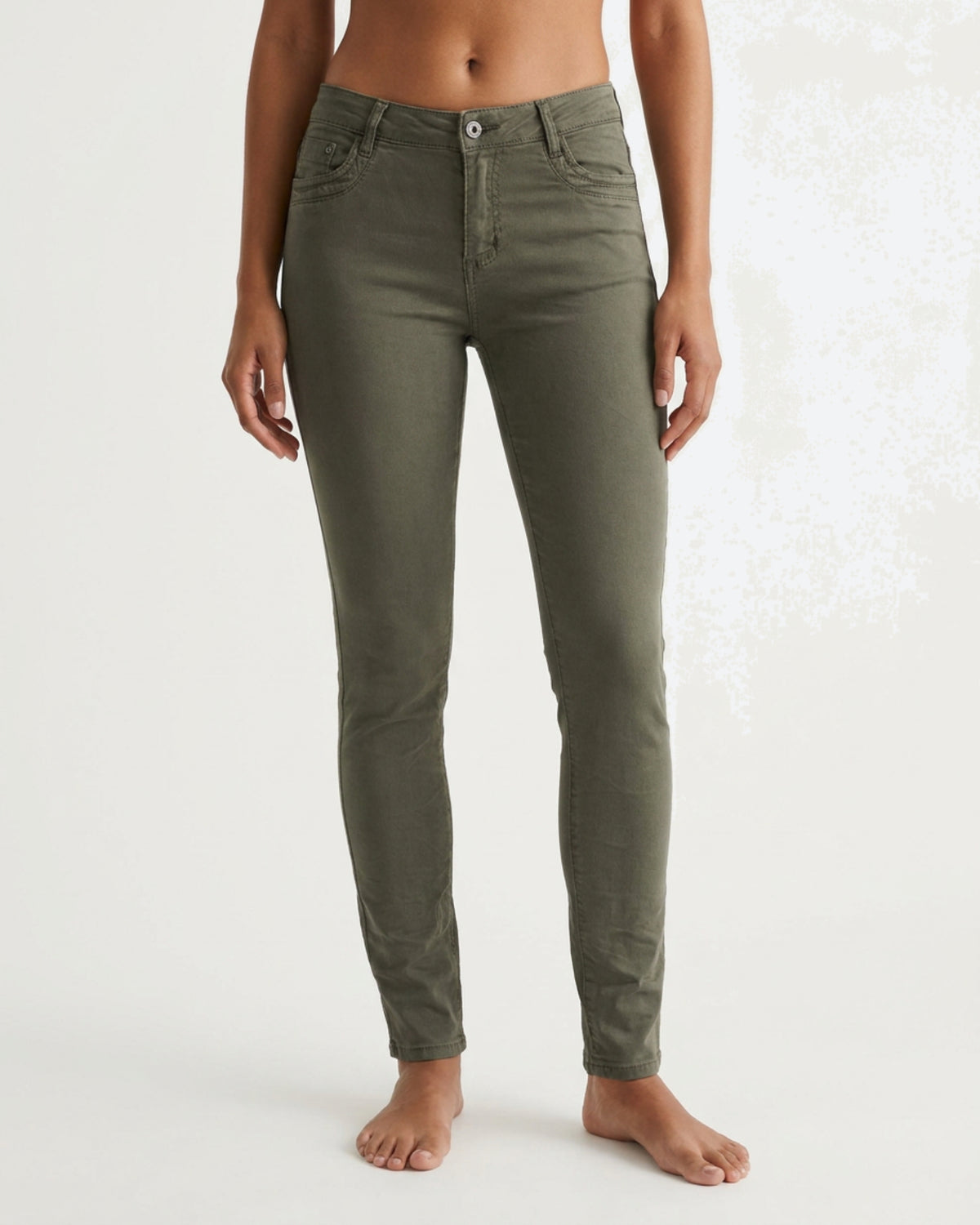 MAPP Patti Zip Twill Jeans DENIM/TWILL 645 SALVIE