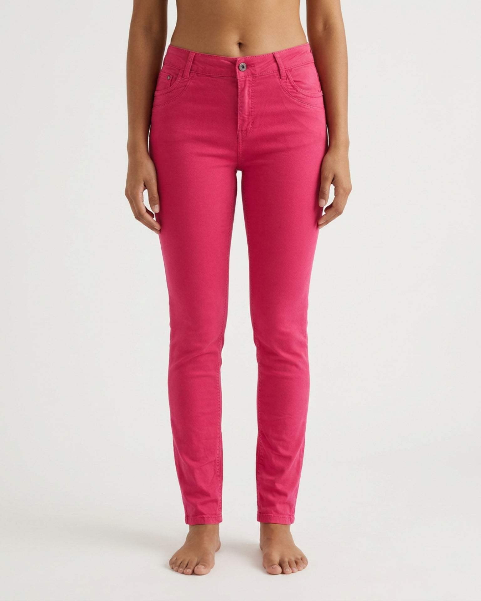 MAPP Patti Zip Twill Jeans DENIM/TWILL 514 PINK