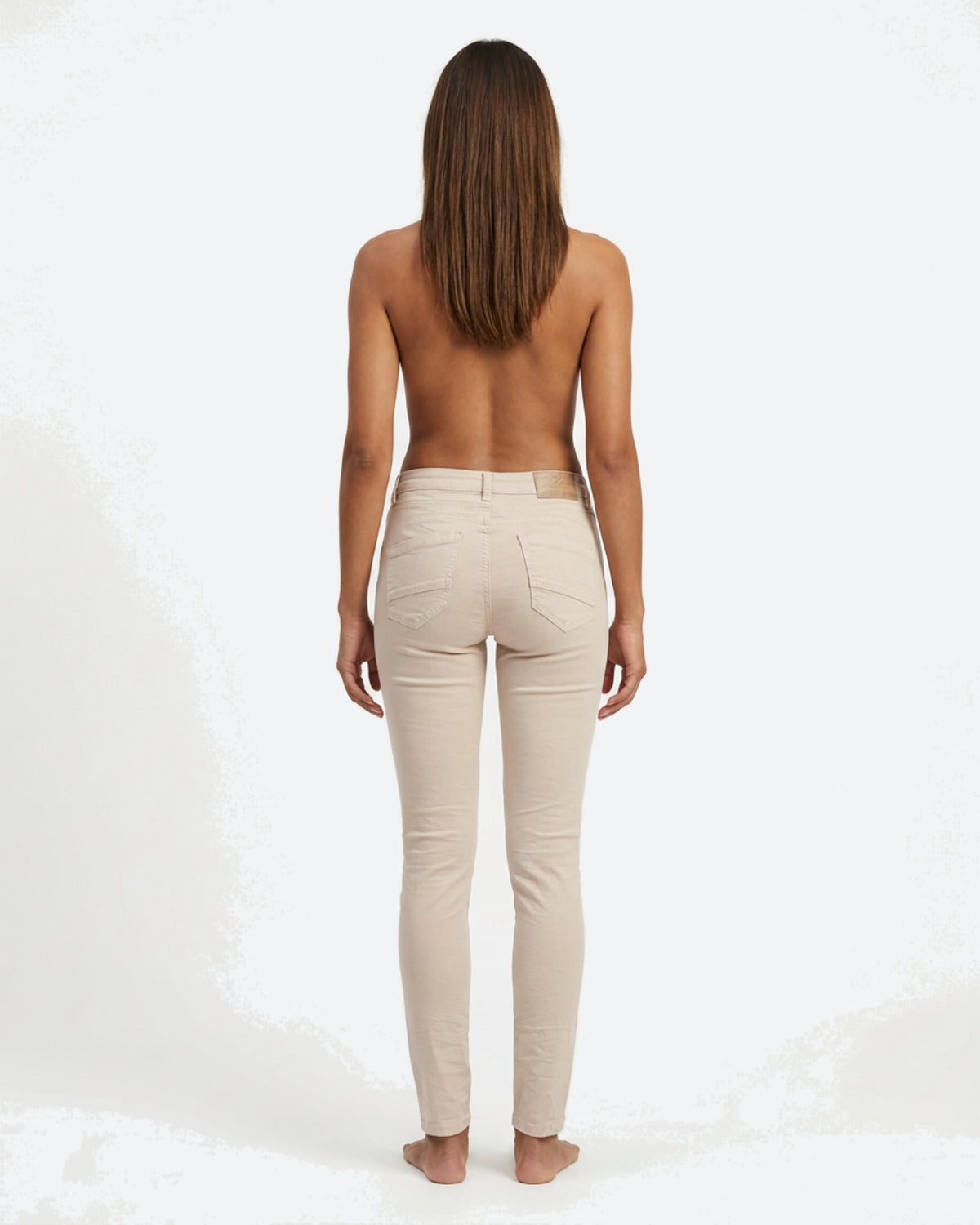 MAPP Patti Zip Twill Jeans DENIM/TWILL 27 SAND
