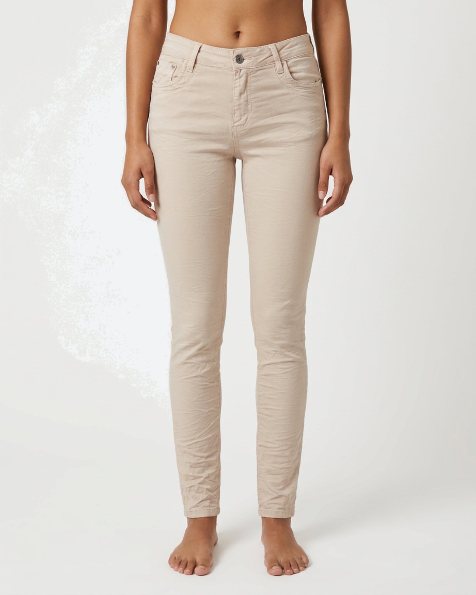 MAPP Patti Zip Twill Jeans DENIM/TWILL 27 SAND