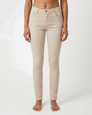 MAPP Patti Zip Twill Jeans DENIM/TWILL 27 SAND