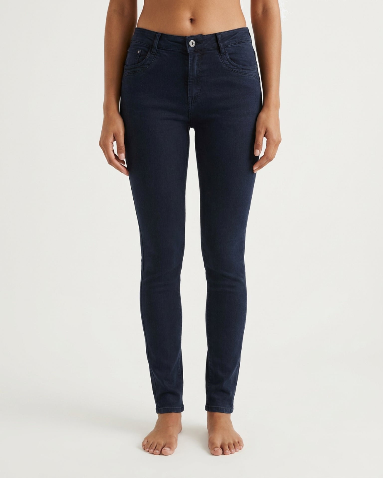 MAPP Patti Zip Twill Jeans DENIM/TWILL 104 NAVY