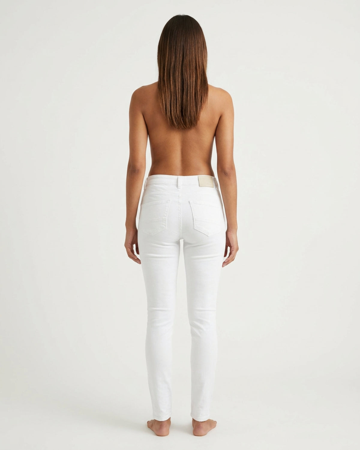 MAPP Patti Zip Twill Jeans DENIM/TWILL 10 WHITE
