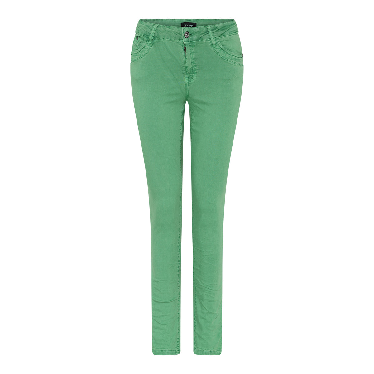 MAPP Patti Zip Twill Jeans DENIM/TWILL 265 GRASS GREEN