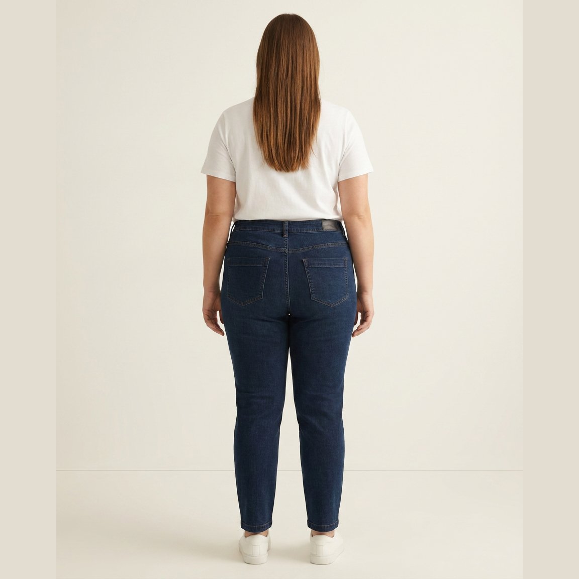 DNYcph Plus Size Emilia Jeans DENIM/TWILL 98 DARK BLUE