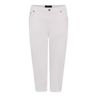 DNYcph Plus Size Lena Twill Pirate PANTS 3/4 10 WHITE