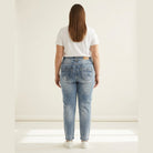 DNYcph Plus Size Mody Denim Jeans DENIM/TWILL 9196 LIGHT BLUE USED