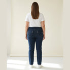 DNYcph Plus Size Mody Denim Jeans DENIM/TWILL 9696 BLUE DENIM USED