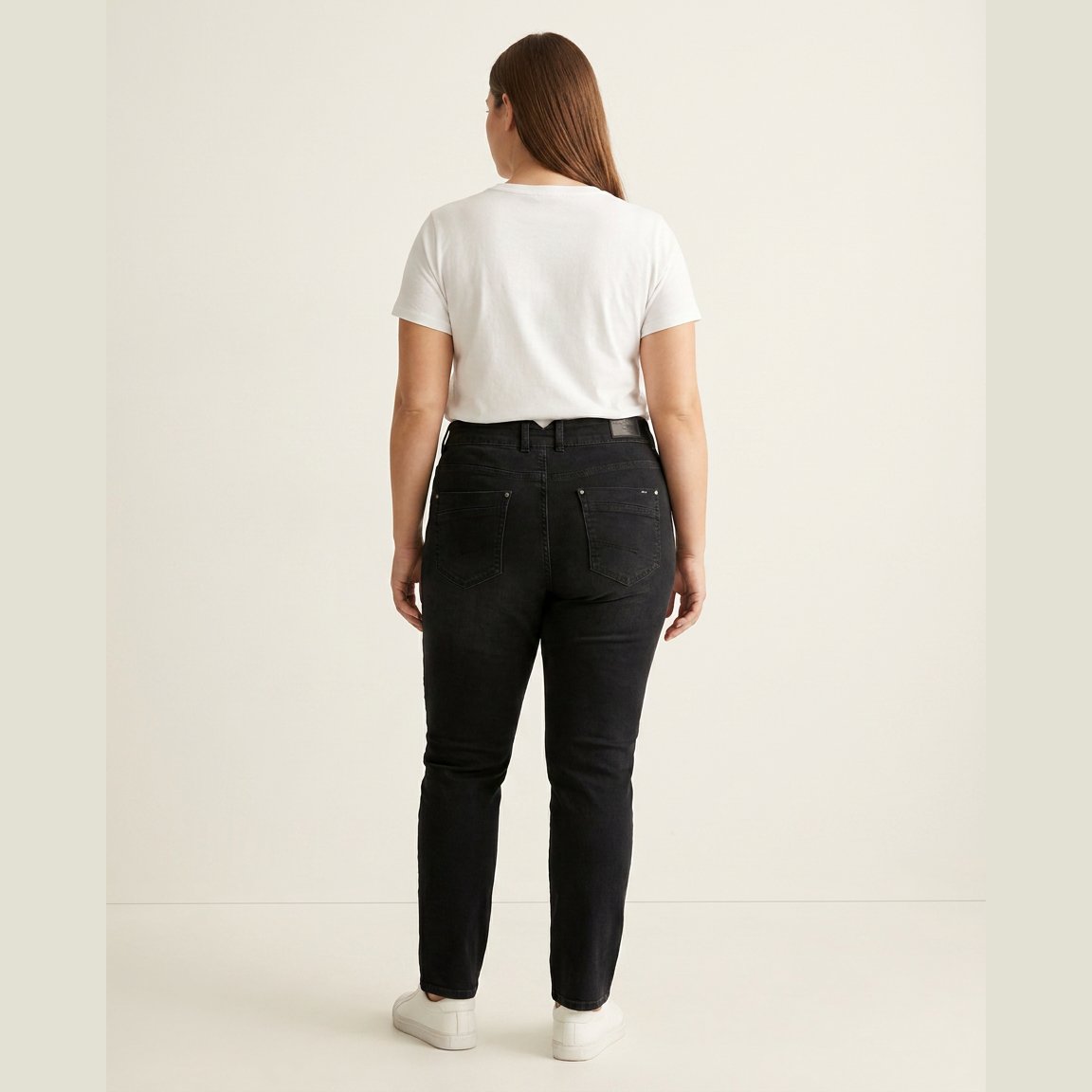 DNYcph Plus Size Pascha Denim Jeans DENIM/TWILL 81 BLACK DENIM