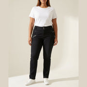 DNYcph Plus Size Pascha Denim Jeans DENIM/TWILL 81 BLACK DENIM