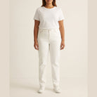 DNYcph Plus Size Superfit Twill Jeans DENIM/TWILL 10 WHITE