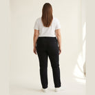 DNYcph Plus Size Superfit Twill Jeans DENIM/TWILL 80 BLACK