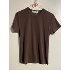 MAPP RIB BASIC TSHIRT TOP/T-SHIRT 129 CHOCOLATE