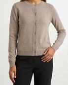 MAPP ROMA CARDIGAN KNITWEAR 227 LIGHT SAND MELANGE
