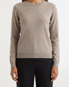 MAPP ROMA R-NECK KNITWEAR 227 LIGHT SAND MELANGE