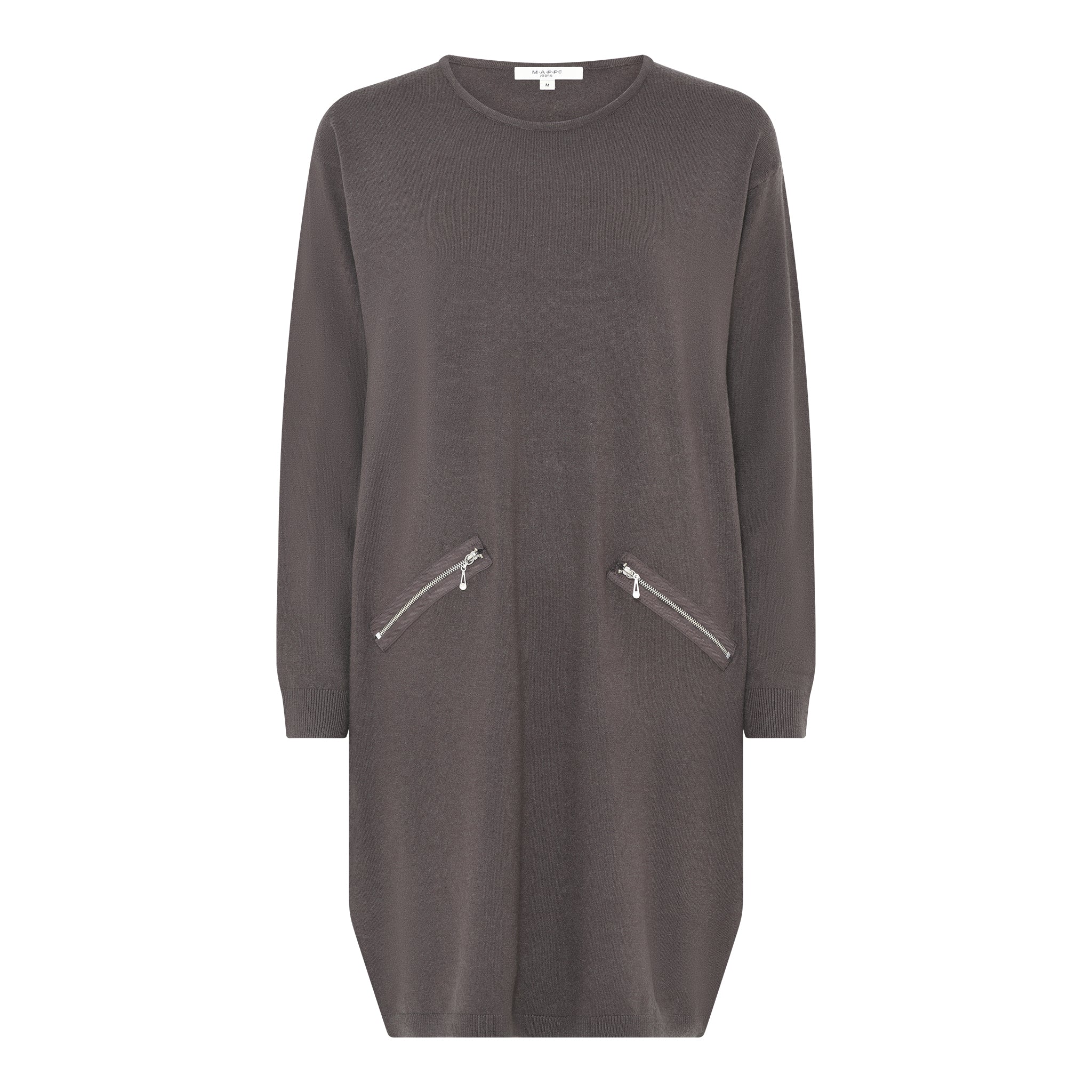 MAPP ROMA TRINE DRESS KNITWEAR 129 CHOCOLATE