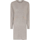 MAPP ROMA TRINE DRESS KNITWEAR 227 LIGHT SAND MELANGE