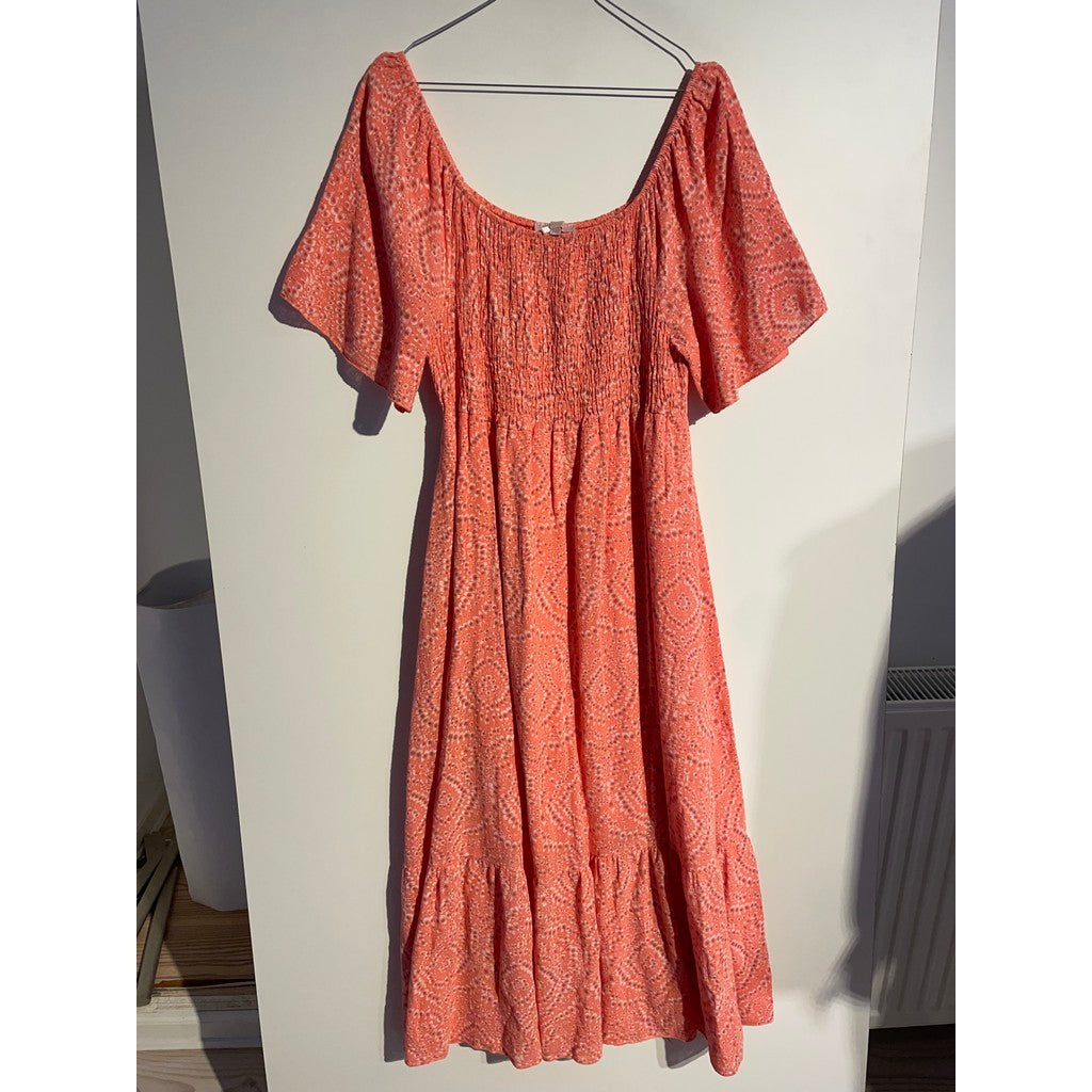 MAPP SARA GAGE INK DRESS DRESS/JUMPSUIT 350 CORAL