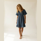 MOONDUST SARA GAGE ROSE SHORT DRESS DRESS/JUMPSUIT 108 JEANS BLUE