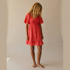 MOONDUST SARA GAGE ROSE SHORT DRESS DRESS/JUMPSUIT