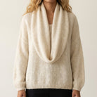 M JEANS SCARF KNIT KNITWEAR 20 OFF WHITE