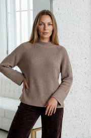 MAPP SIA RIB UNI BLOUSE KNITWEAR 135 EARTH