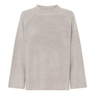 MAPP SIA RIB UNI BLOUSE KNITWEAR 227 LIGHT SAND MELANGE