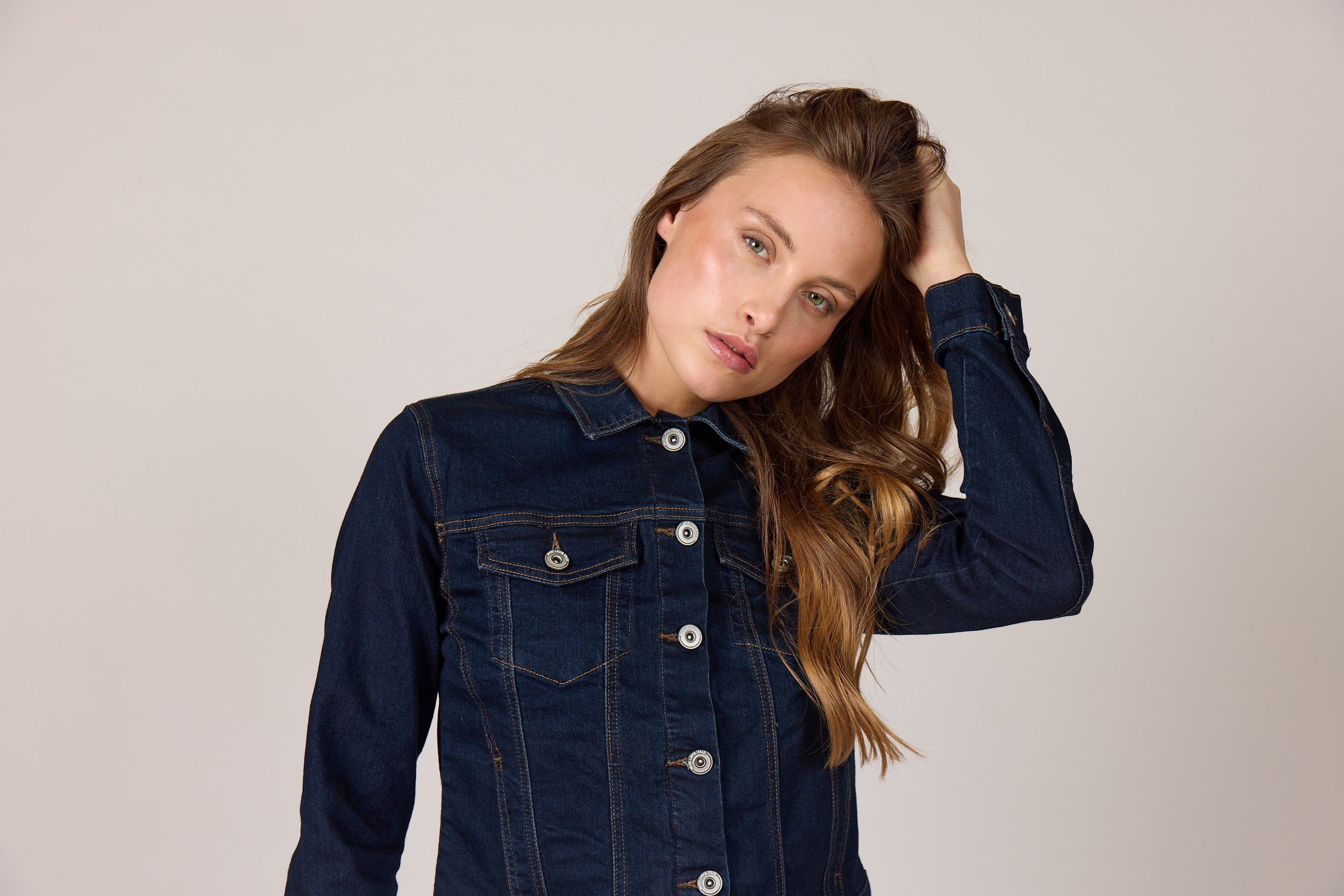 MARC LAUGE SINCE DENIM JACKET OUTERWEAR 9696 BLUE DENIM USED