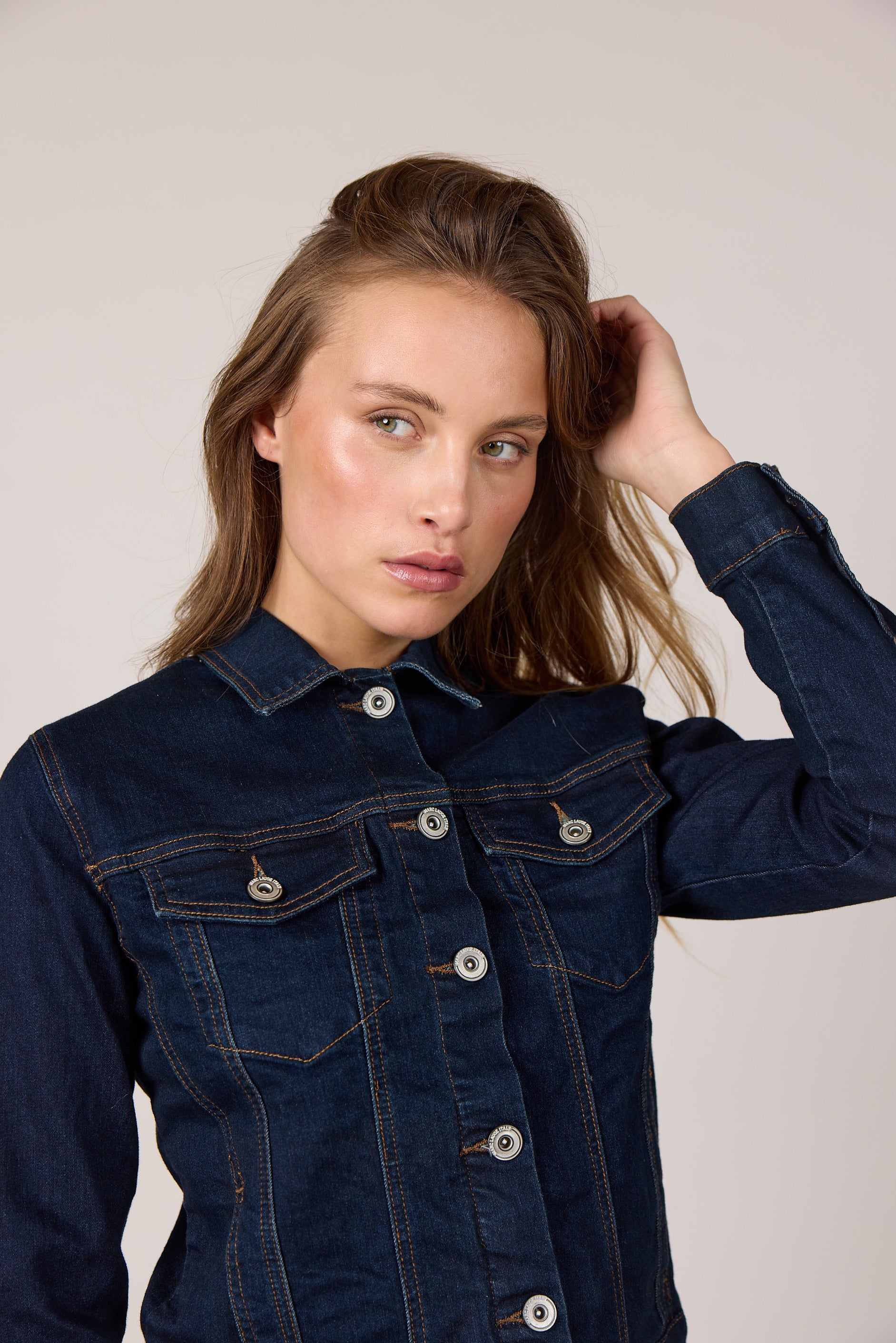MARC LAUGE SINCE DENIM JACKET OUTERWEAR 9696 BLUE DENIM USED