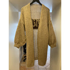 DNYcph SMILE CARDIGAN LONG KNITWEAR 136 FANGO