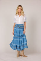 MAPP SMOCK TENCEL SKIRT SHORTS/SKIRT 9396 DENIM USED