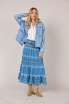 MAPP SMOCK TENCEL SKIRT SHORTS/SKIRT 9396 DENIM USED