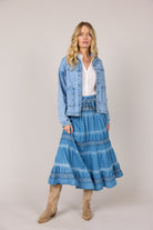 MAPP SMOCK TENCEL SKIRT SHORTS/SKIRT 9396 DENIM USED