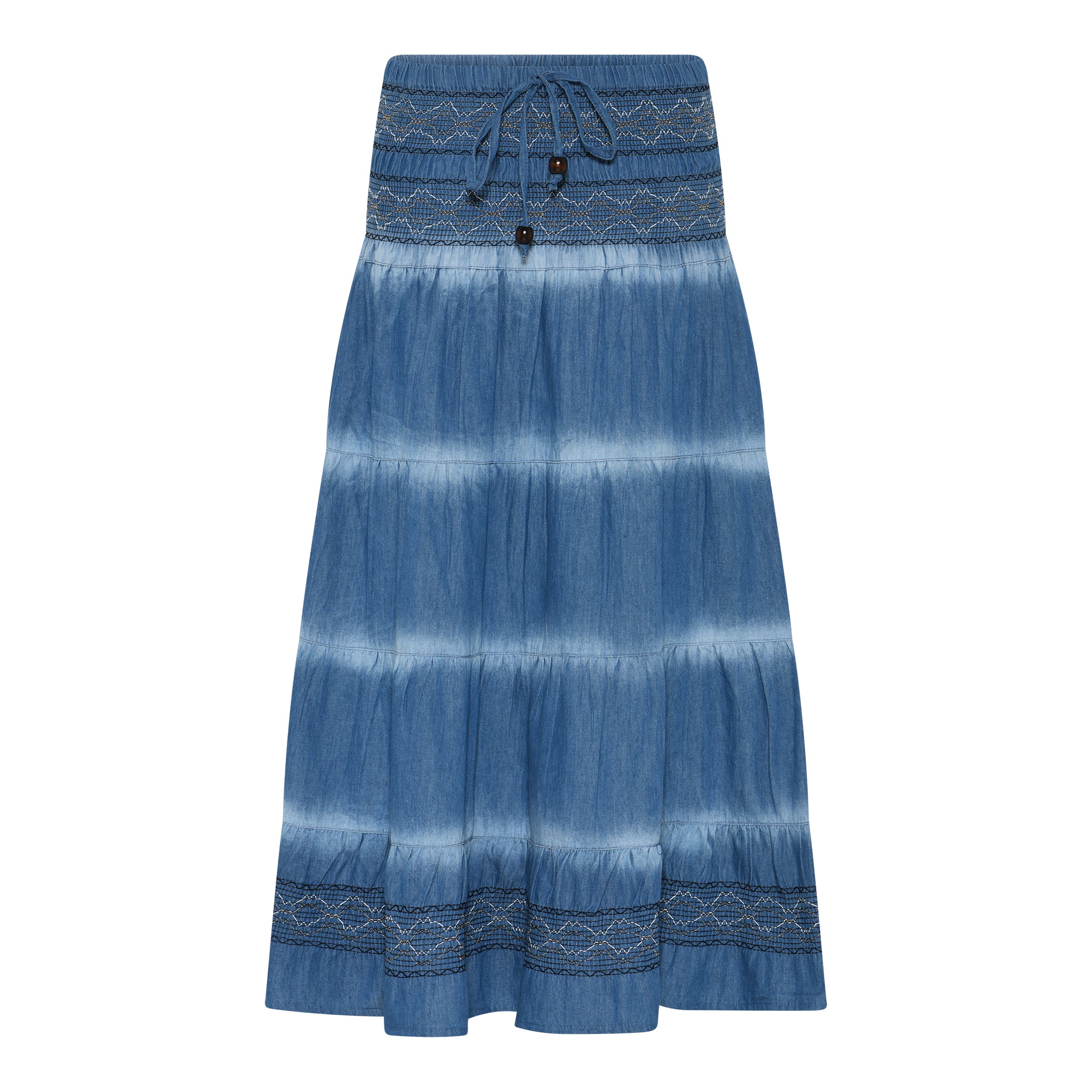 MAPP SMOCK TENCEL SKIRT SHORTS/SKIRT 9396 DENIM USED