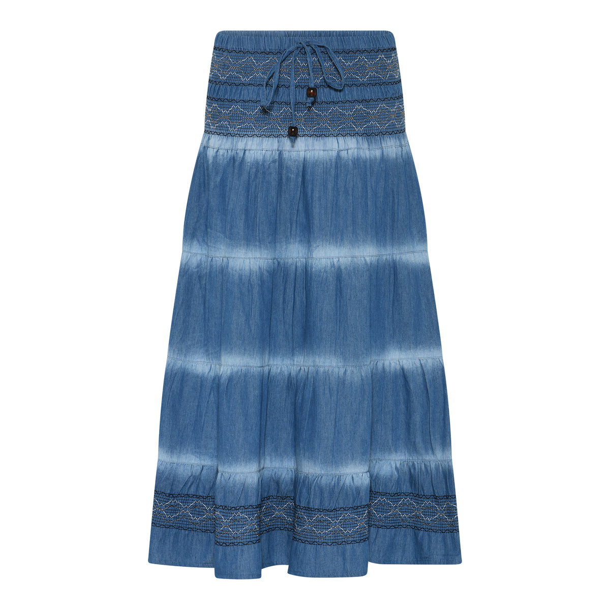 MAPP SMOCK TENCEL SKIRT SHORTS/SKIRT 9396 DENIM USED