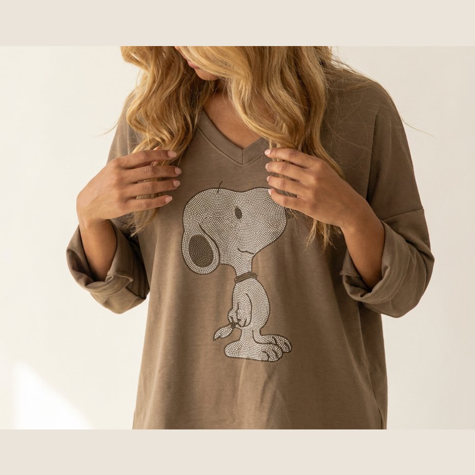 MARC LAUGE SNOOPY DIAMOND BLOUSE BLOUSE/SHIRT
