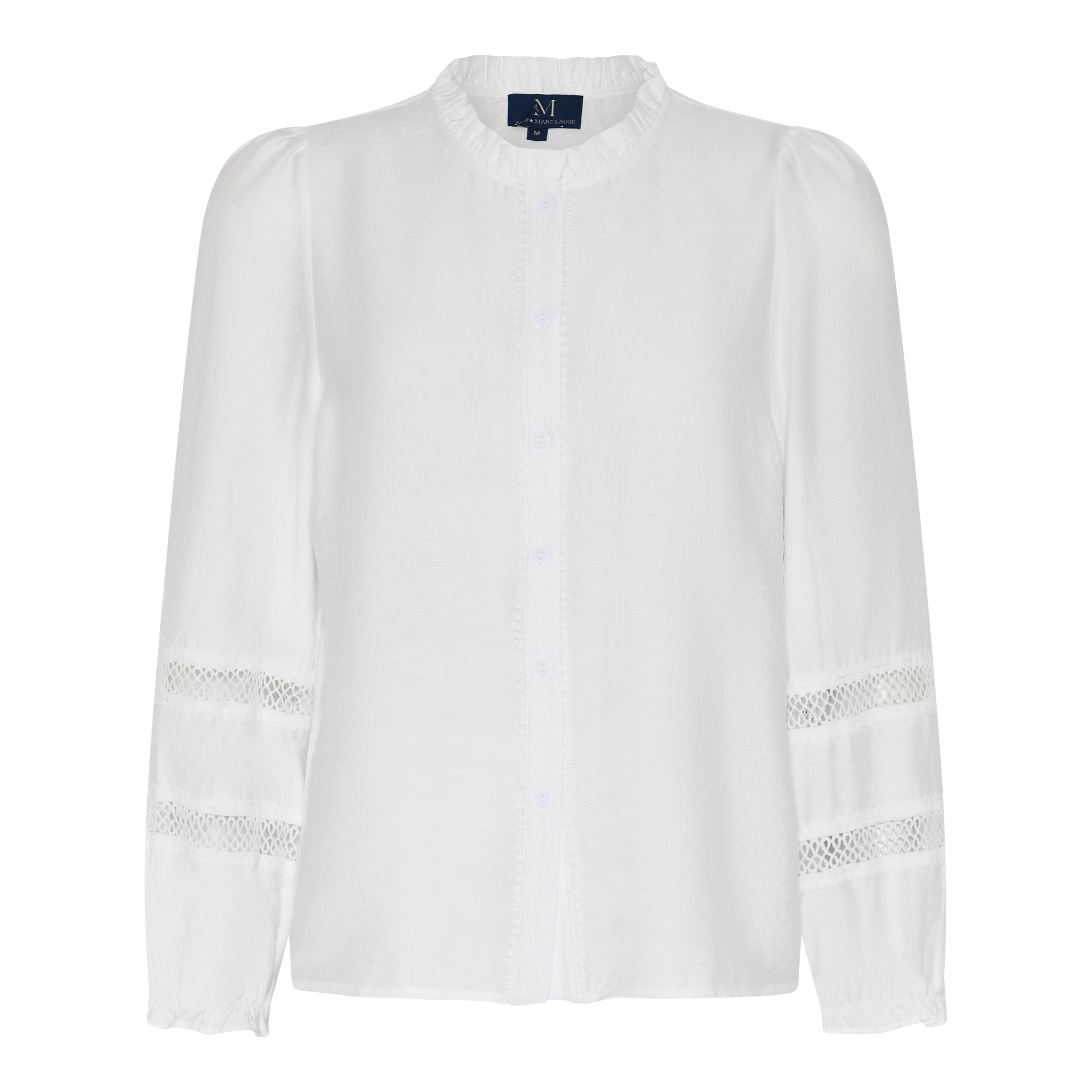 M JEANS SOFIE LACE SHIRT BLOUSE/SHIRT 20 OFF WHITE