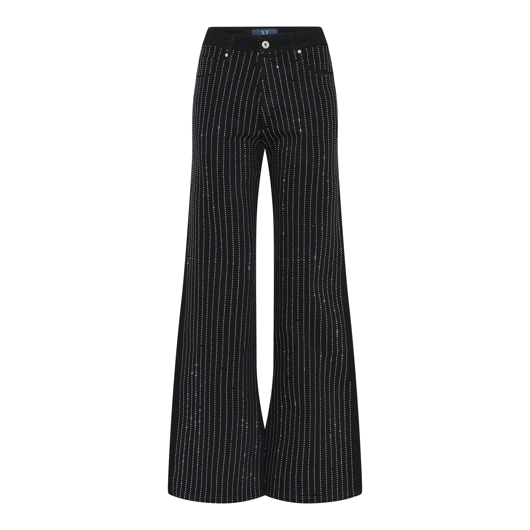 M JEANS SPARKLING JEANS FLARE DENIM/TWILL 80 BLACK