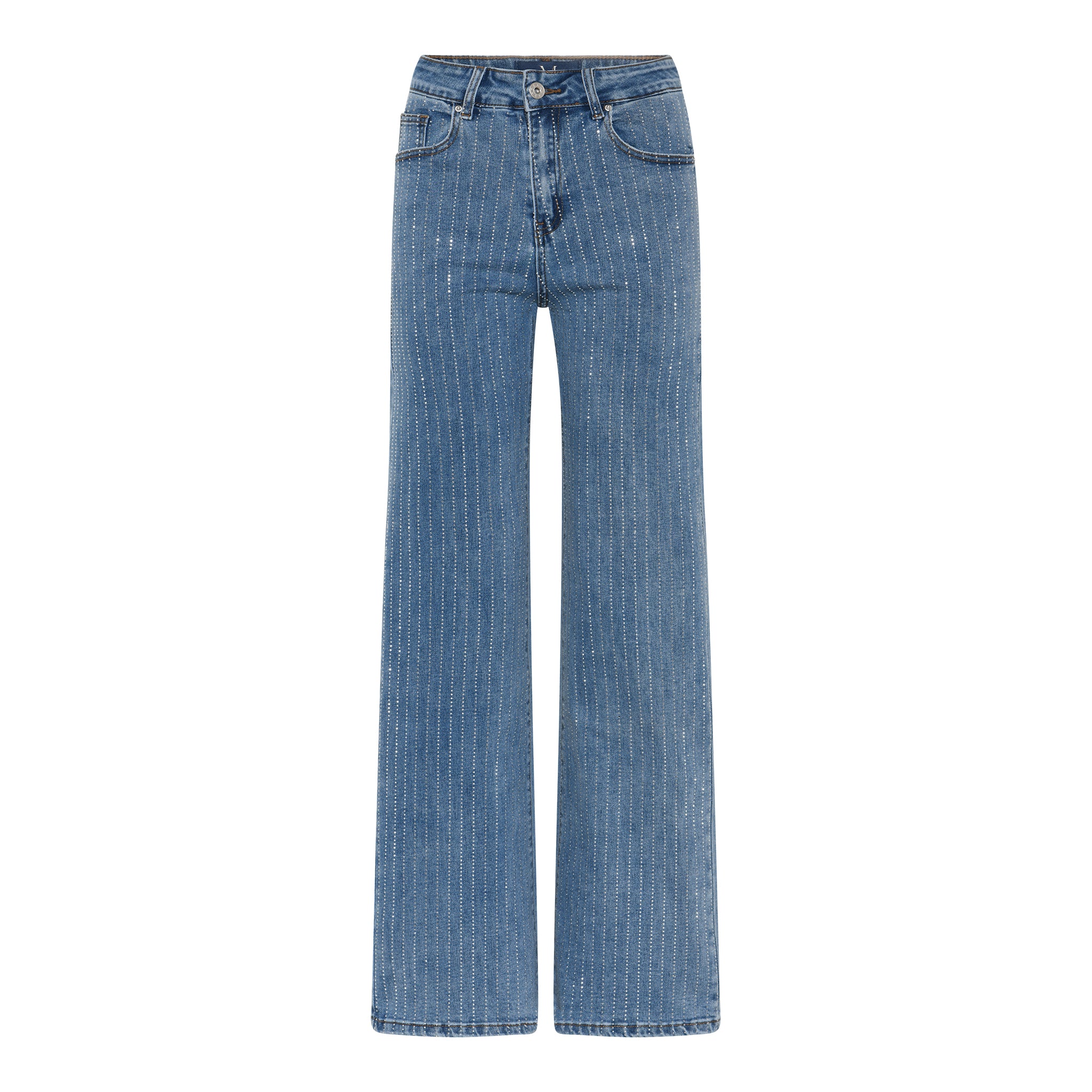 M JEANS SPARKLING JEANS FLARE DENIM/TWILL 939699 CLASSIC BLUE USED