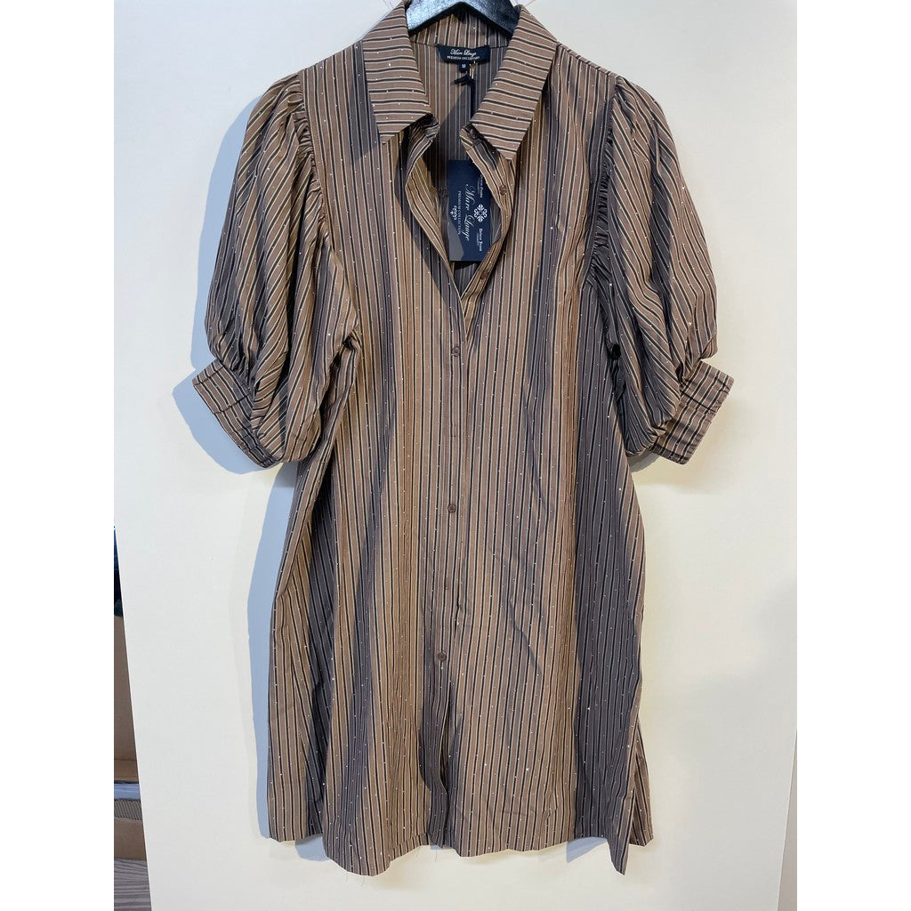 MARC LAUGE SPRKLING STRIPE DRESS DRESS/JUMPSUIT 136 FANGO