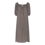 MOONDUST SQUARE LIN DRESS LINEN 136 FANGO