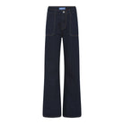 MARC LAUGE SQUARE POCKET JEANS DENIM/TWILL 98 DARK BLUE