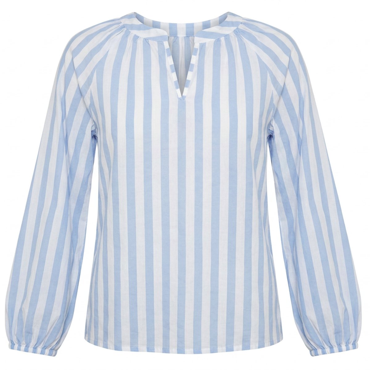 MAPP STRIPE BLOUSE BLOUSE/SHIRT 107 SOFT BLUE