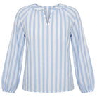 MAPP STRIPE BLOUSE BLOUSE/SHIRT 107 SOFT BLUE