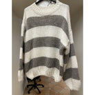 MAPP STRIPE ITALY KNIT KNITWEAR 136 FANGO