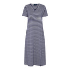 M JEANS STRIPE LUREX DRESS DRESS/JUMPSUIT 104 NAVY
